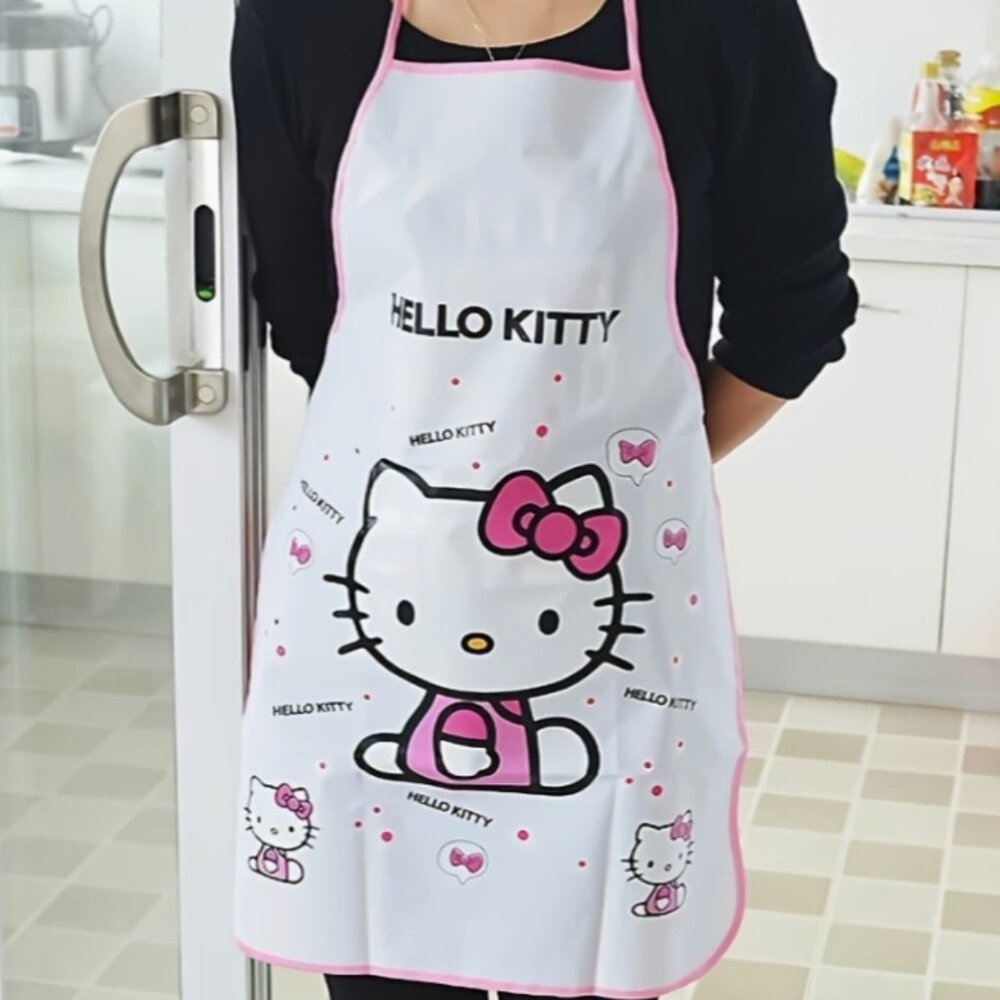 Hello Kitty Apron Polyester NWT